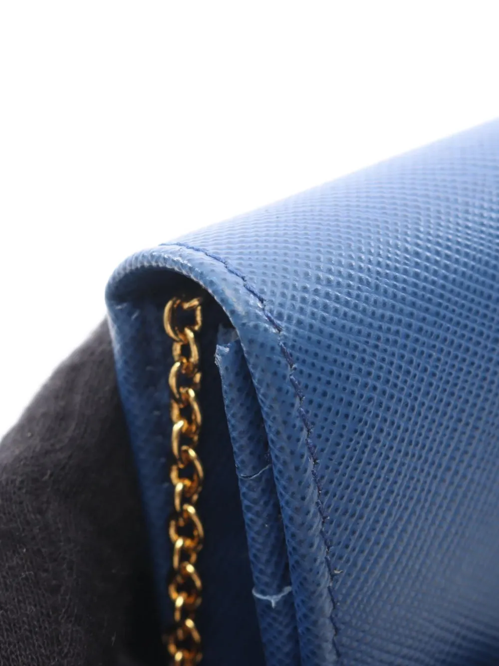 Pre-owned Prada 2010s Leather Wallet In Blue