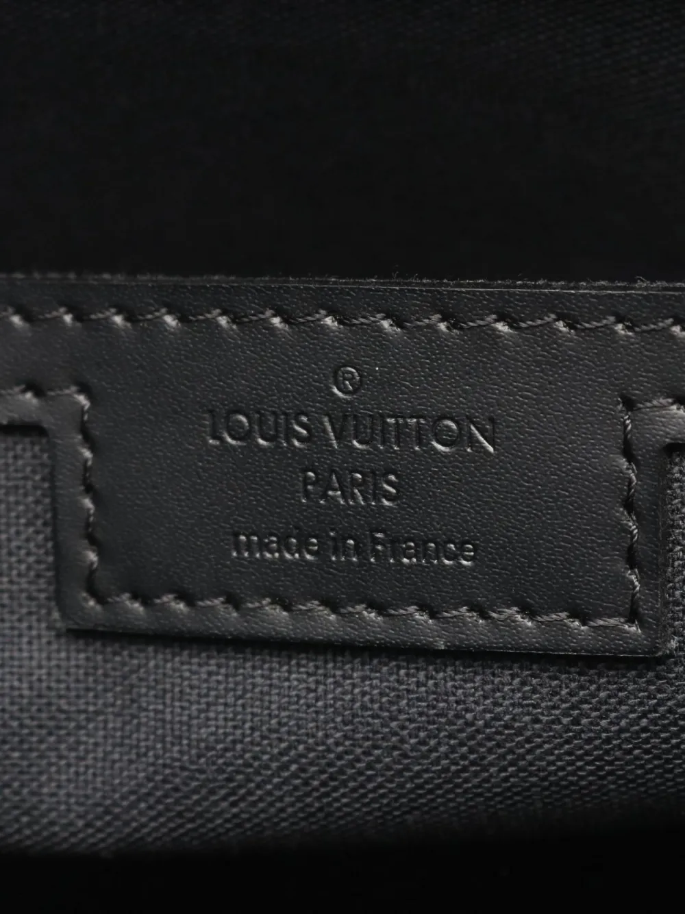 Pre-owned Louis Vuitton 2012 Tadao Tote Bag In Black