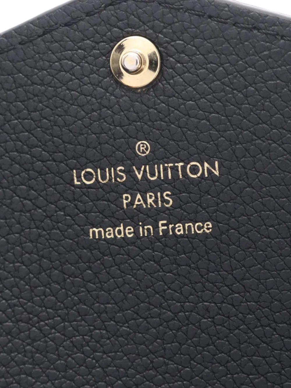 Pre-owned Louis Vuitton 2021 Portefeuil Leather Wallet In Black