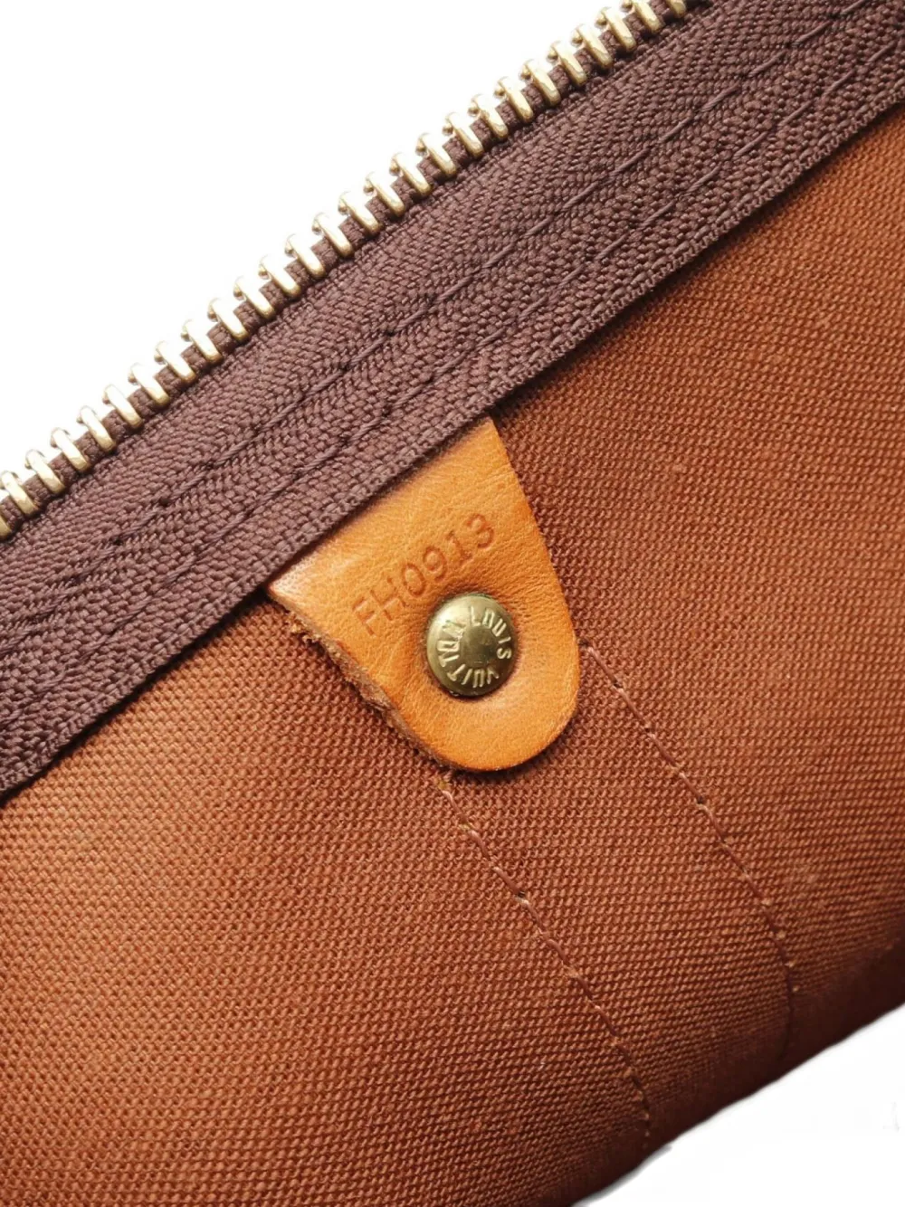 Pre-owned Louis Vuitton 1993 Keepall 55 Monogram Boston Bag In Brown