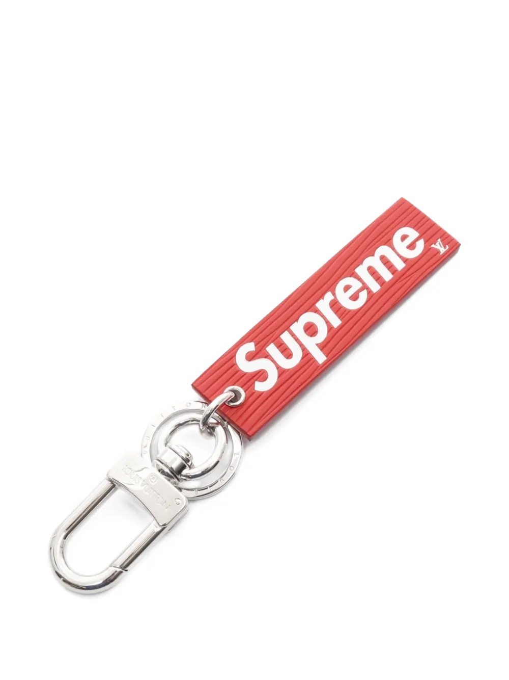 2017 x Supreme leather tab keyring