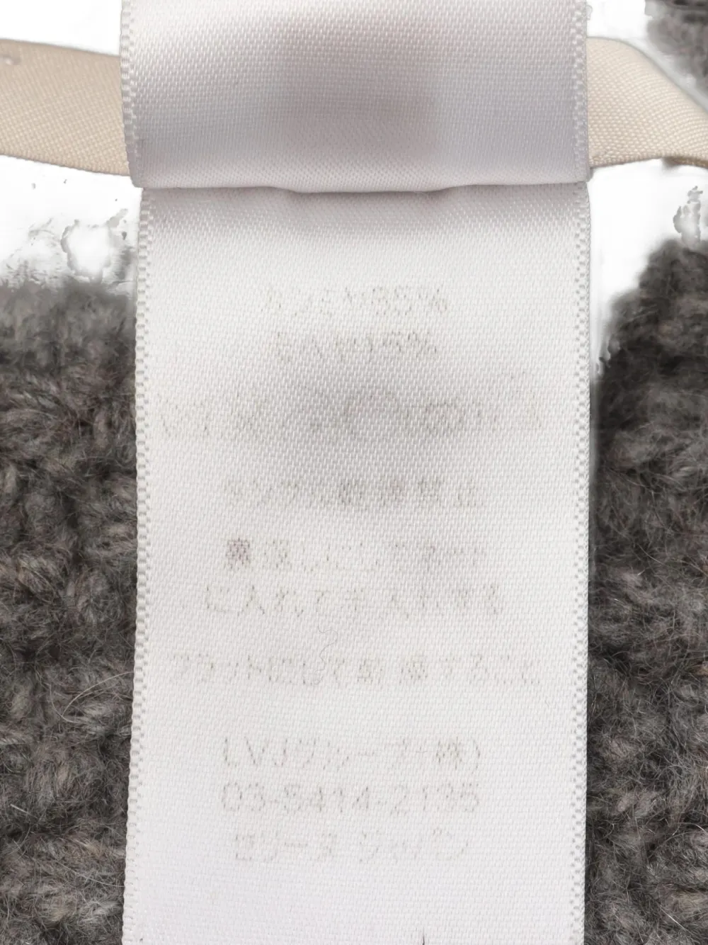 Pre-owned Celine 2000s Cashmere Scarf In Gray