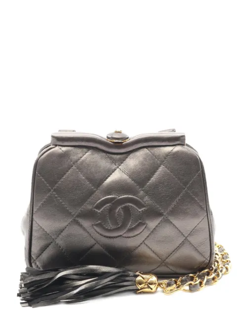 CHANEL Pre-Owned 1989-1991 matelassé chain shoulder bag