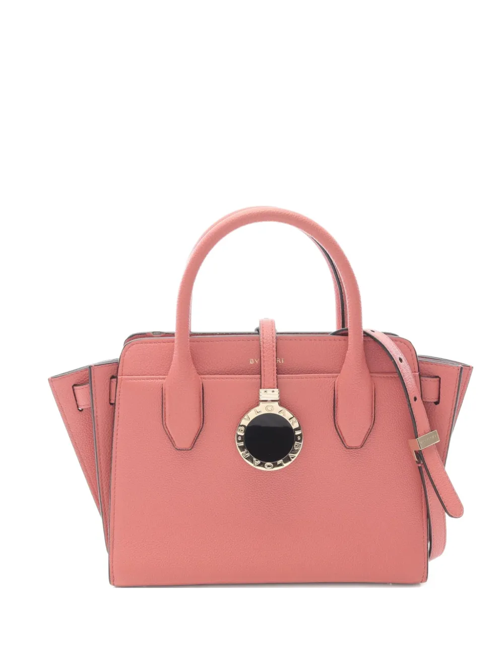 2000s logo-clasp leather tote bag