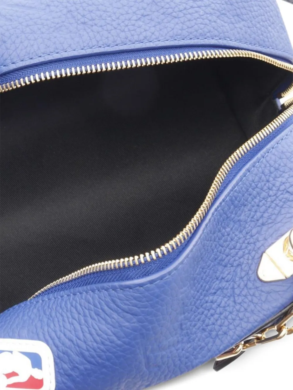 Pre-owned Louis Vuitton X Nba 2021 Logo-print Clutch Bag In Blue