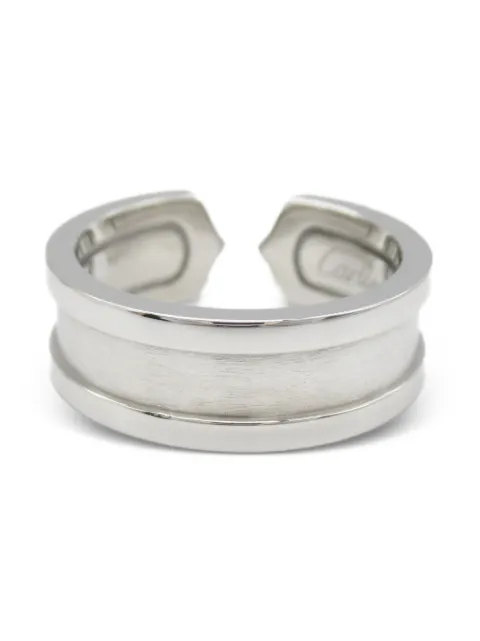 Cartier 2010s 18K white gold C2 ring 