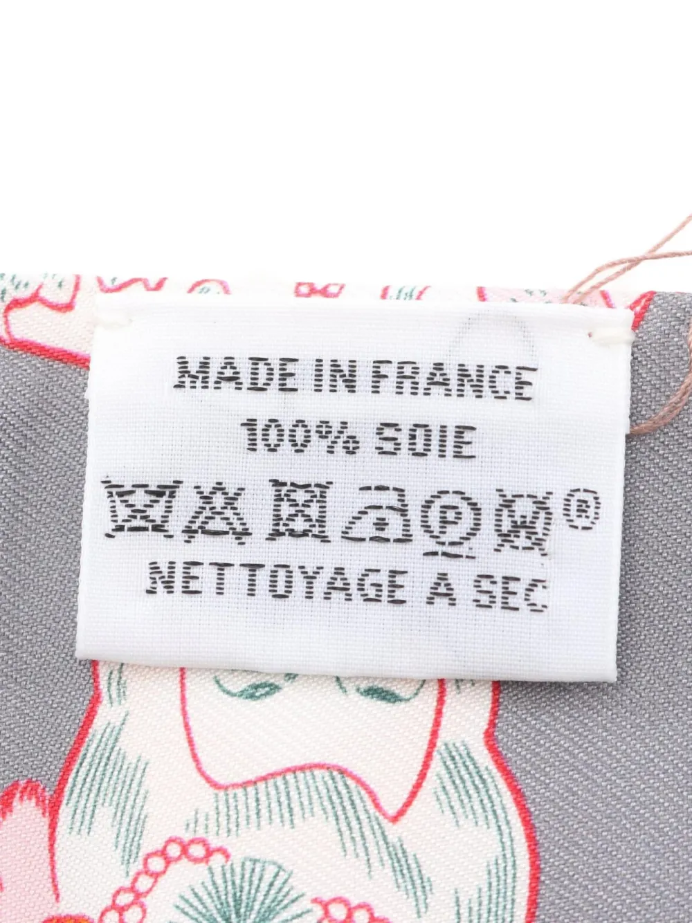Pre-owned Hermes 2020 Dresse Code Twilly Scarf In Gray