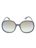 Christian Dior Pre-Owned 2020s round-frame sunglasses - Blue