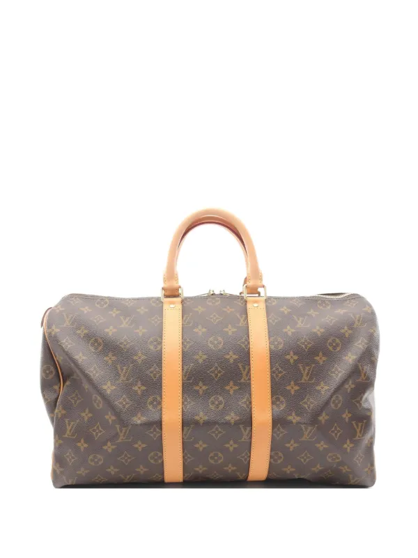 ルイヴィトン キーポル45 Louis Vuitton Pre-Owned 2008 キーポル 45 ボストンバッグ Louis