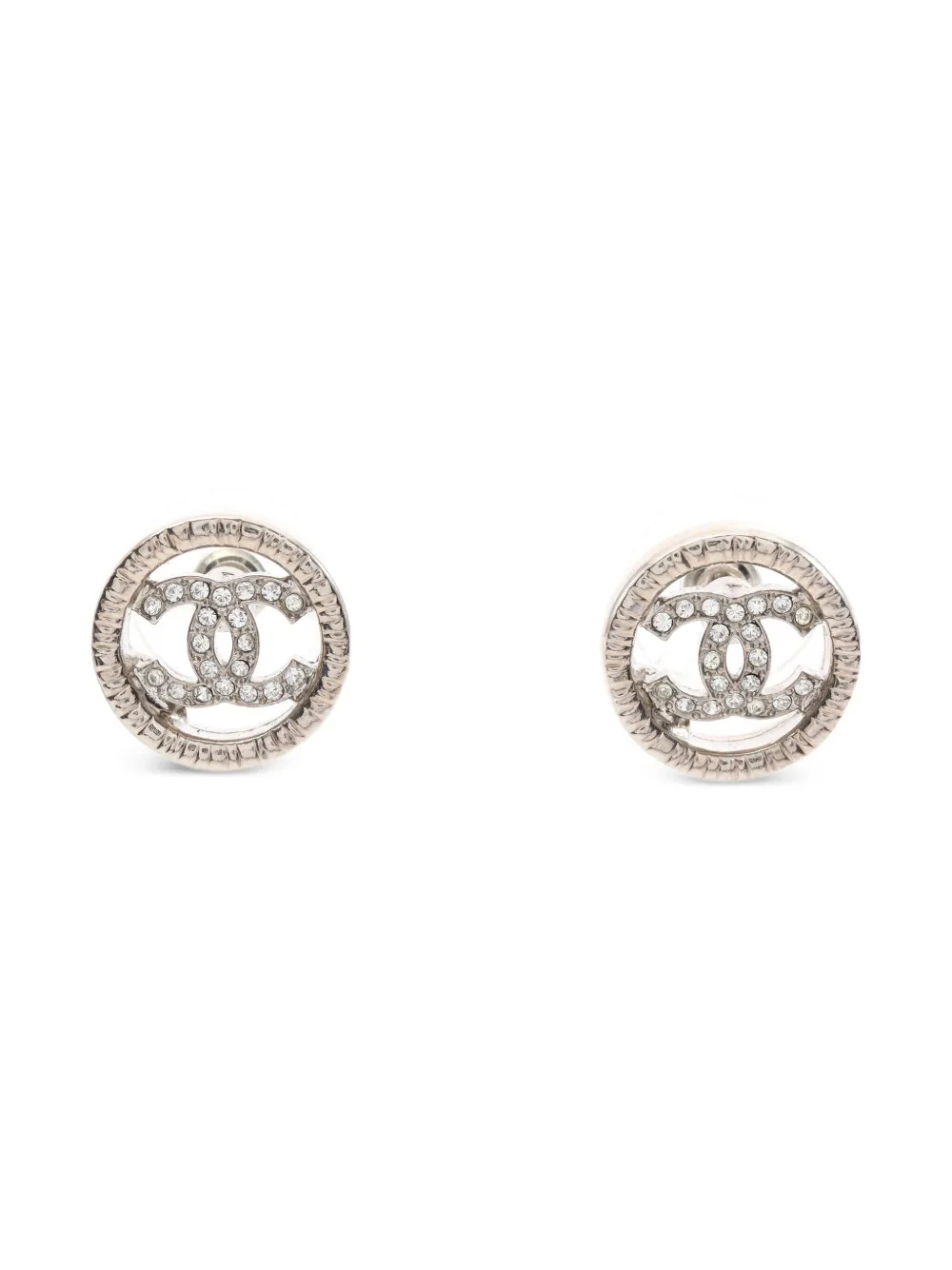 1986-1988 Strass CC rhinestone-embellished earrings