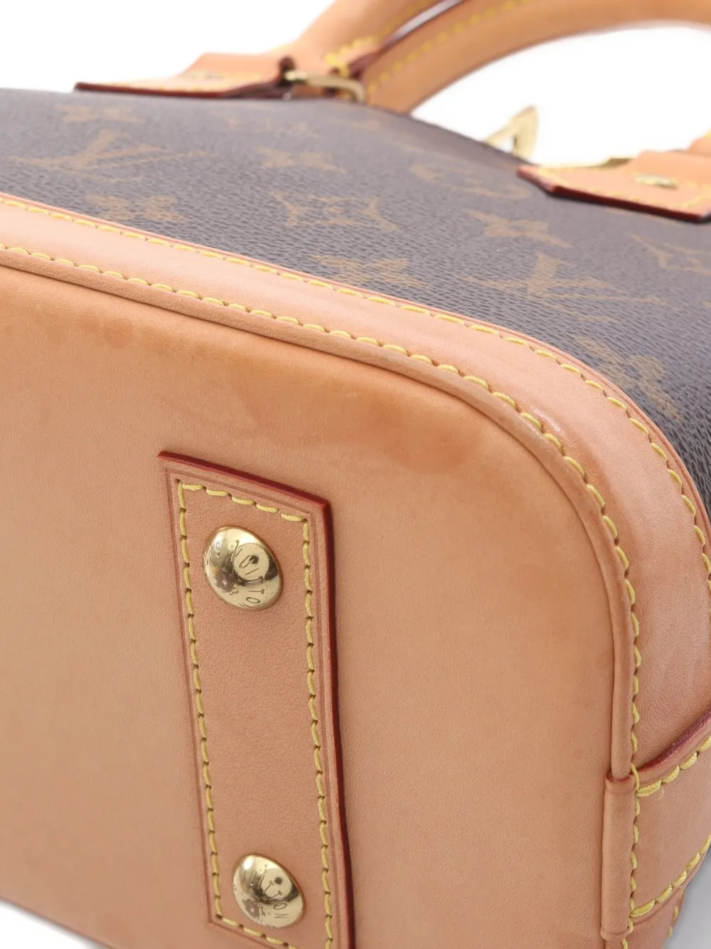 Pre-owned Louis Vuitton 2021 Alma Bb Handbag In Brown