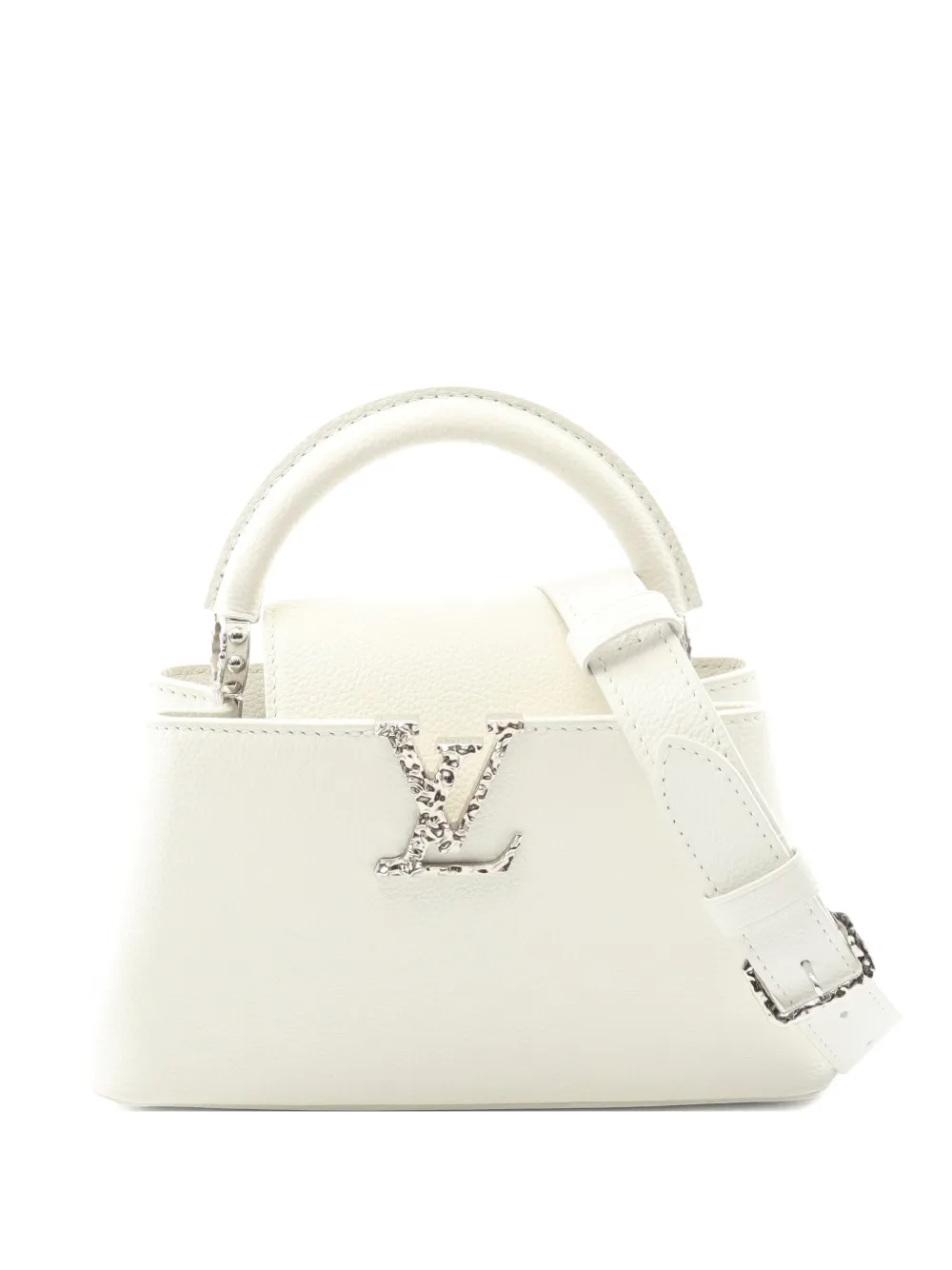 Louis Vuitton Pre-Owned 2021 カプシーヌ ハンドバッグ ミニ - ホワイト Louis Vuitton Pre-Owned 2021 カプシーヌ ハンドバッグ ミニ - ホワイト