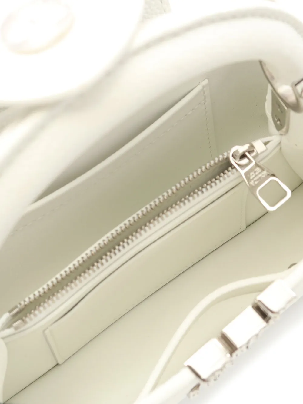 Pre-owned Louis Vuitton 2021 Mini Capucines Tote Bag In White