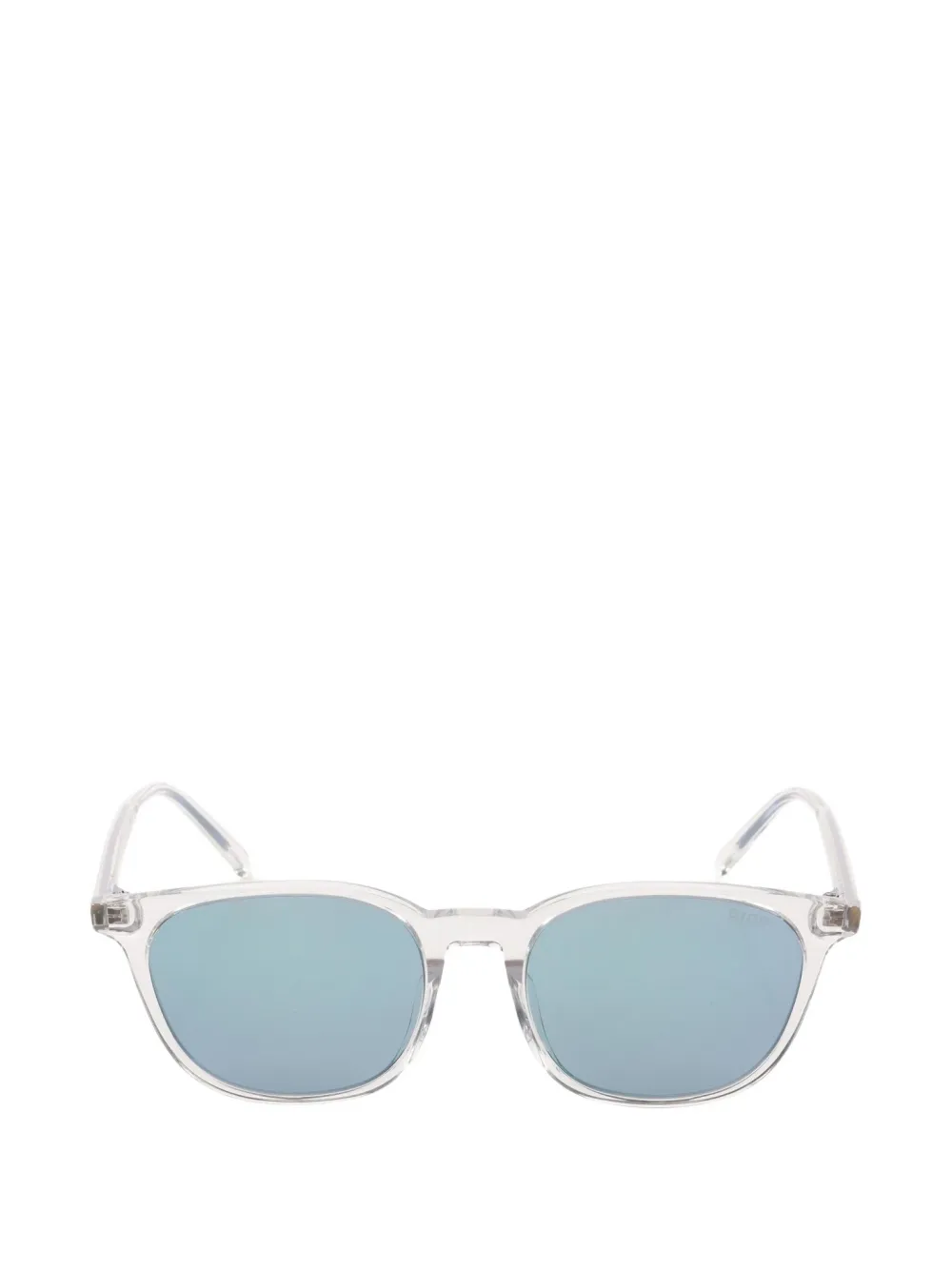 Pre-owned Dior 2020s Rectangle-frame Sunglasses In Blue