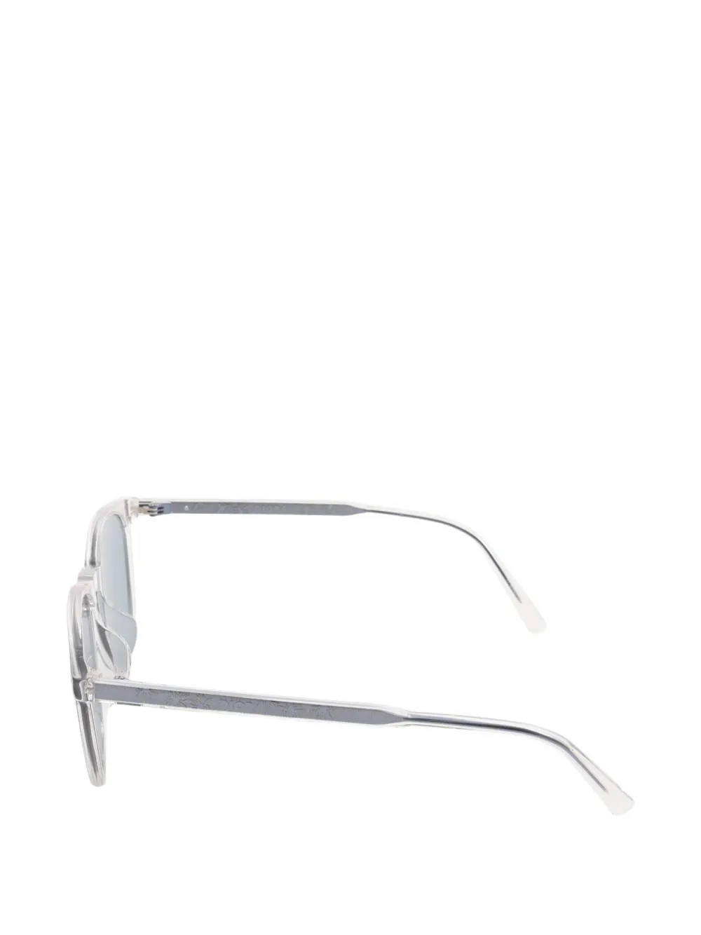 Pre-owned Dior 2020s Rectangle-frame Sunglasses In Blue
