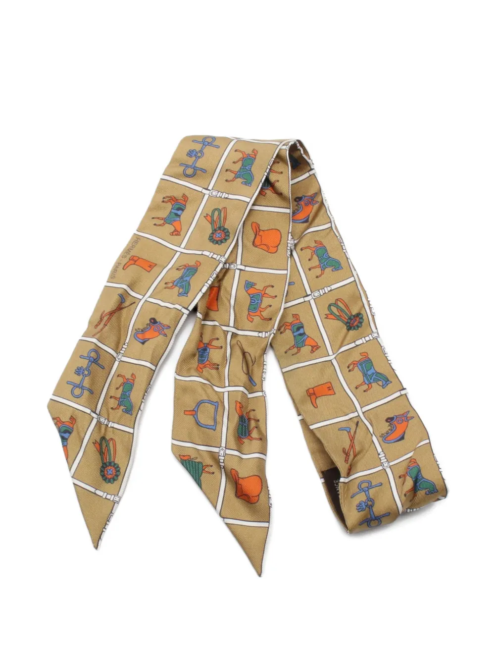 2010s Couvertures et Tenues de Jour ribbon scarf