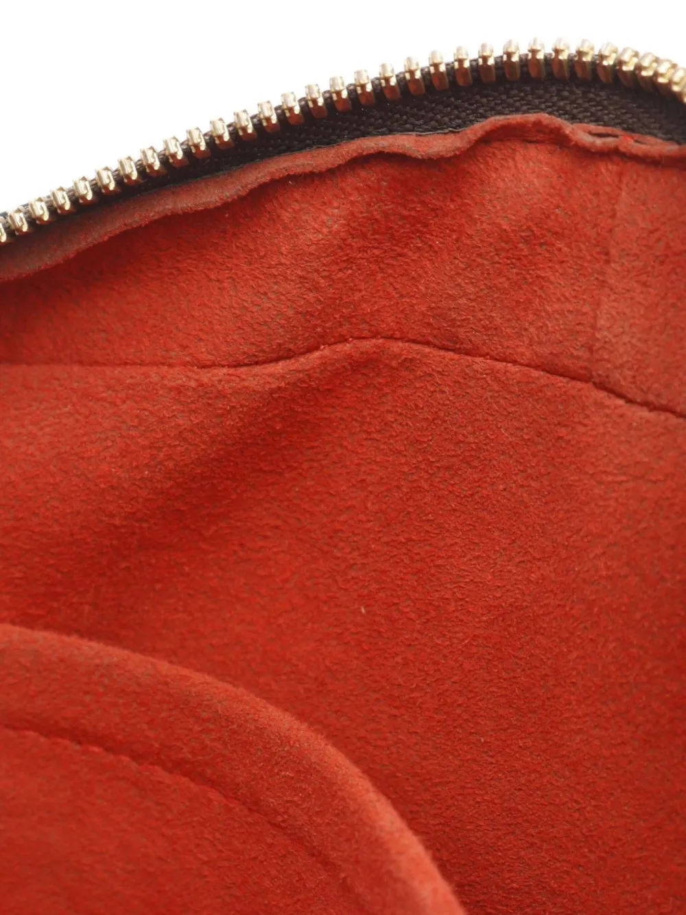 Pre-owned Louis Vuitton 2002 Mini Saria Damier Ebene Tote Bag In Brown