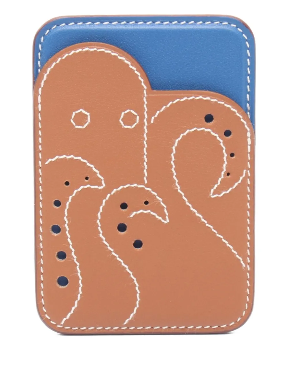 Hermès Pre-Owned 2024 Octopus MagSafe カードケース - ブラウン Hermès Pre-Owned 2024 Octopus MagSafe カードケース - ブラウン
