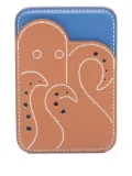 Hermès Pre-Owned 2024 Octopus MagSafe leather card case - Brown