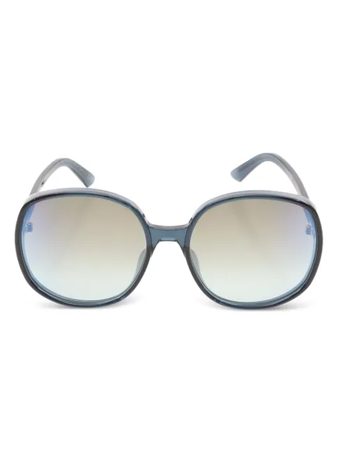 Christian Dior Pre-Owned lentes de sol con armazón redonda 2020