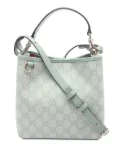 Gucci Pre-Owned 2010s small GG Emblem bucket bag - Green