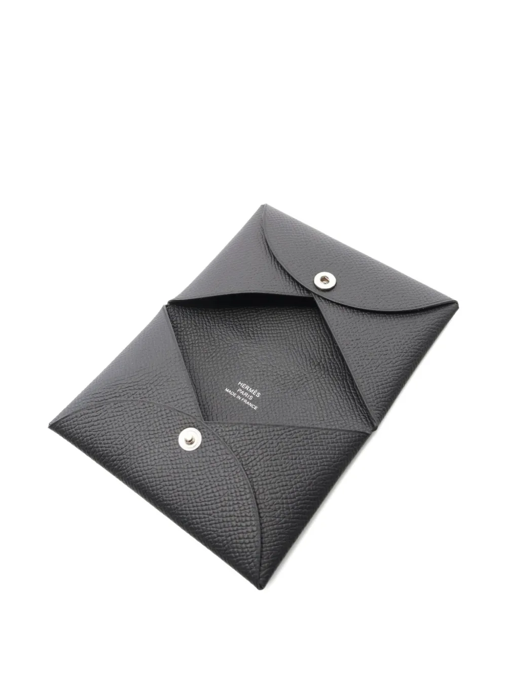 Hermès Pre-Owned Portamonete Calvi 2023 - Nero