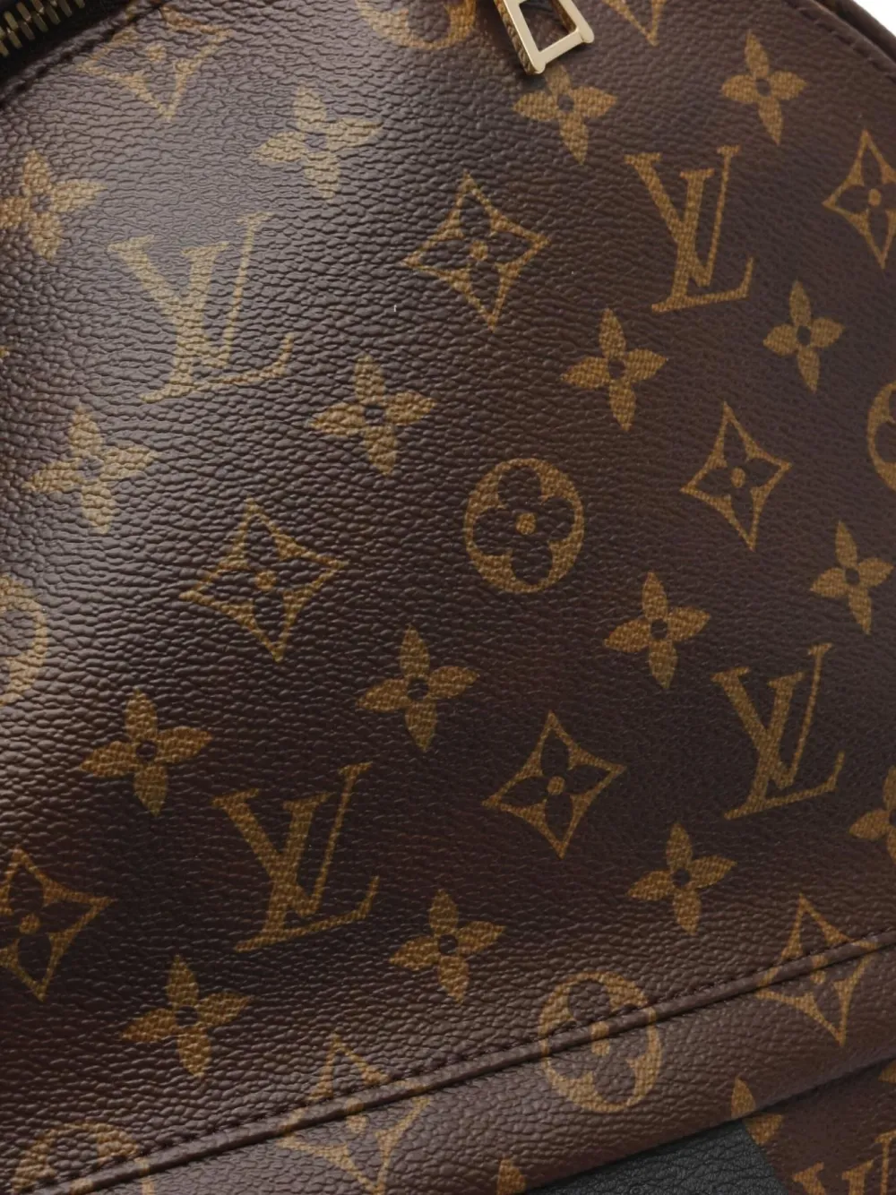 Pre-owned Louis Vuitton 2016 Palm Springs Mm Monogram Backpack In Brown