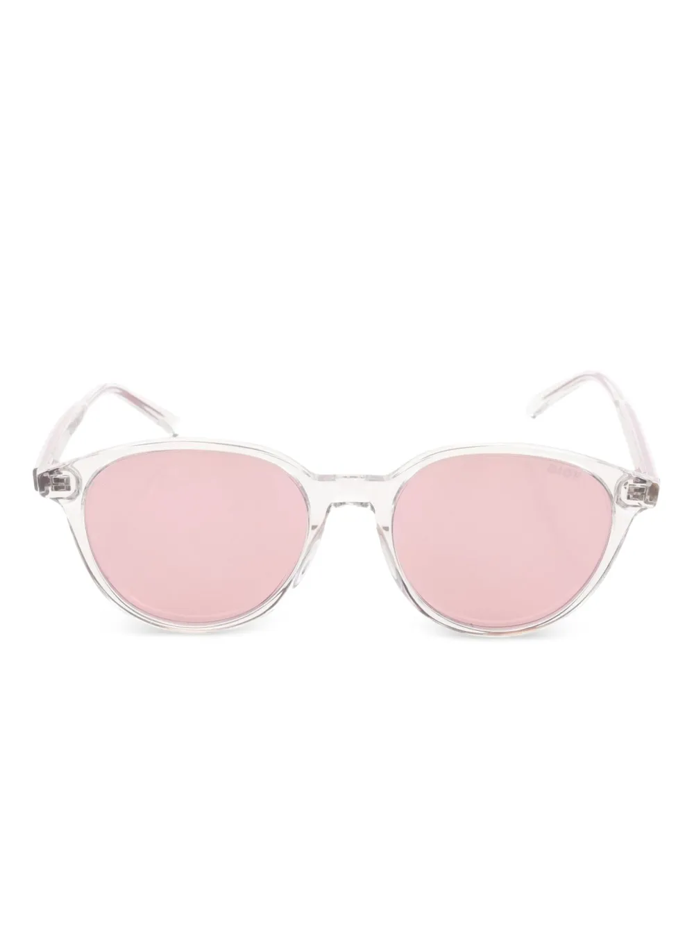 Christian Dior Pre-Owned 2020s ラウンドフレーム サングラス - ホワイト Christian Dior Pre-Owned 2020s ラウンドフレーム サングラス - ホワイト