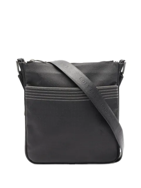 Loewe Pre-Owned 2000s Anagram leather shoulder bag