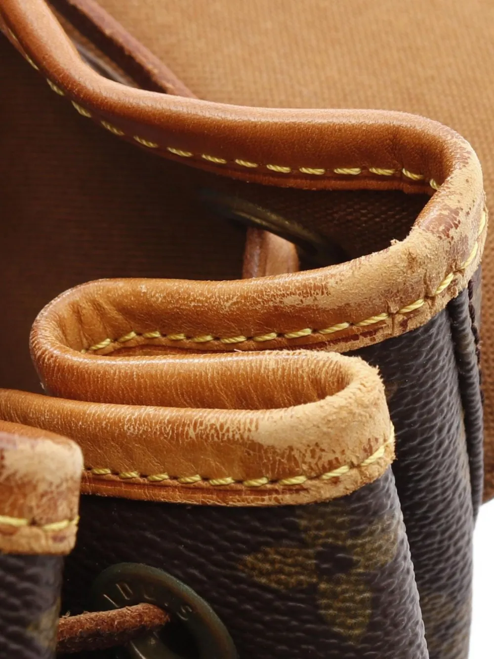 Pre-owned Louis Vuitton 1997 Mini Monster Backpack In Brown