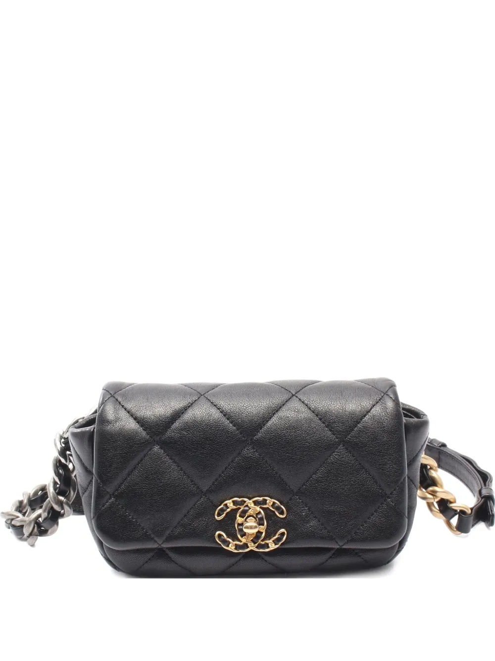 2019 quilted leather belt bag