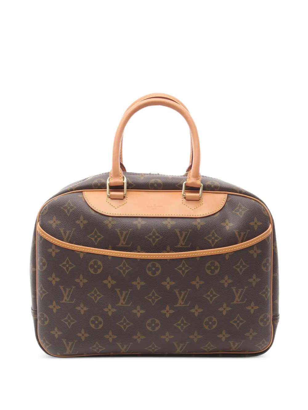 Louis Vuitton Pre-Owned 2000 モノグラム ドーヴィル ボーリング ハンドバッグ - ブラウン Louis Vuitton Pre-Owned 2000 モノグラム ドーヴィル ボーリング ハンドバッグ - ブラウン