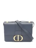 Christian Dior Pre-Owned 2010s 30 Montaigne leather shoulder bag - Blue