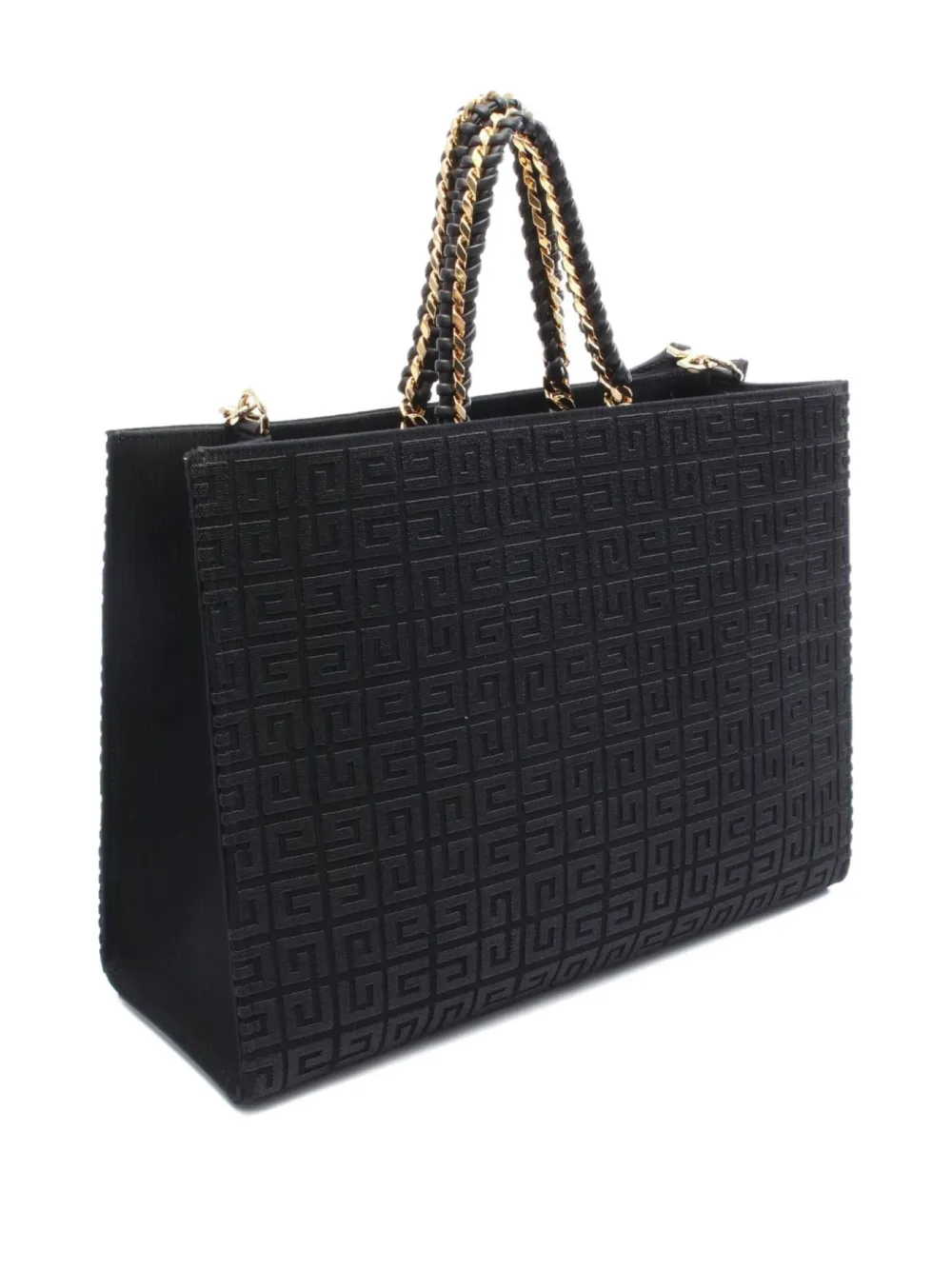 Pre-owned Givenchy 2010 Medium G Tote Bag In Black