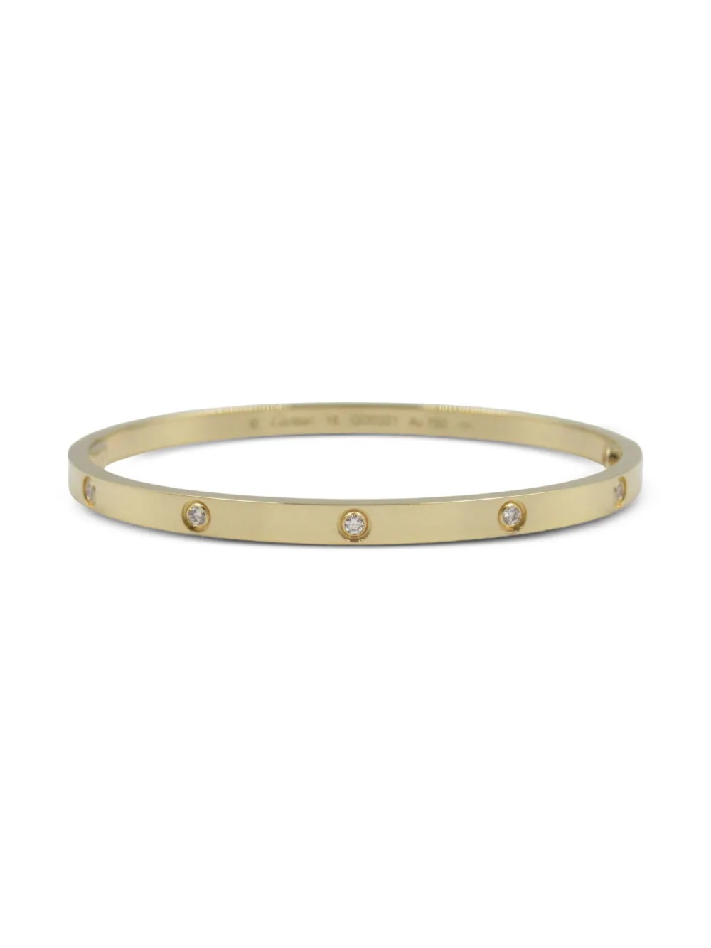 Cartier 2010s ラブ ブレス SM ダイヤモンド リング 18Kイエローゴールド - ゴールドトーン Cartier 2010s ラブ ブレス SM ダイヤモンド リング 18Kイエローゴールド - ゴールドトーン