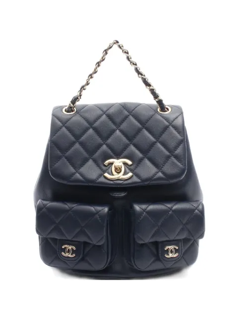 CHANEL Pre-Owned 2021 Duma matelassé-quilting backpack