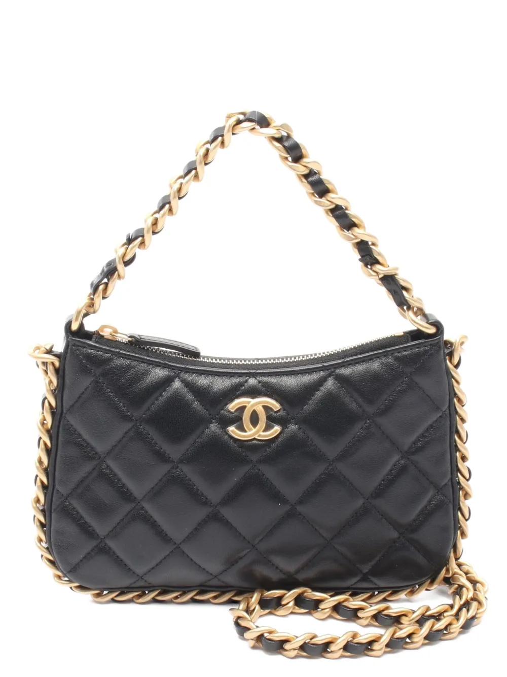 CHANEL Pre-Owned 2021 マテラッセ ハンドバッグ - ブラック CHANEL Pre-Owned 2021 マテラッセ ハンドバッグ - ブラック