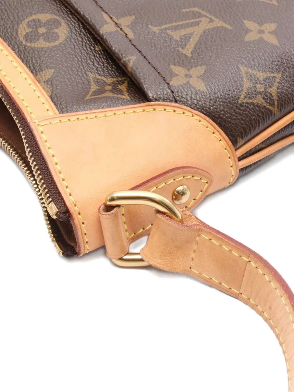 Pre-owned Louis Vuitton 2011 Odeon Pm Shoulder Bag In Brown