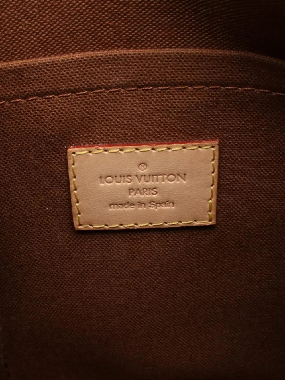 Pre-owned Louis Vuitton 2011 Odeon Pm Shoulder Bag In Brown