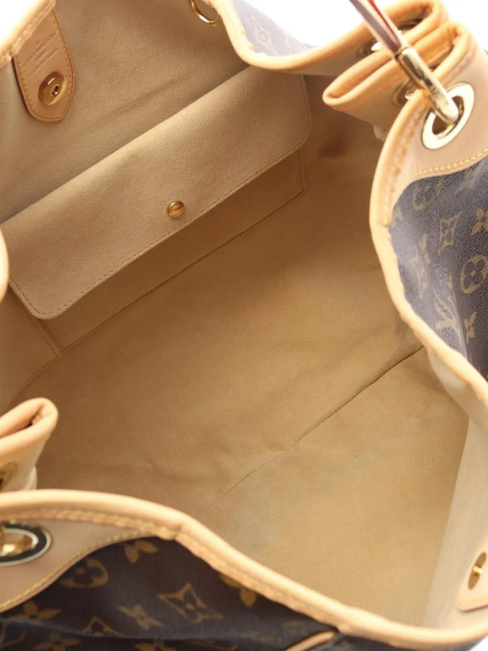 Pre-owned Louis Vuitton 2010 Galliera Gm Shoulder Bag In Brown