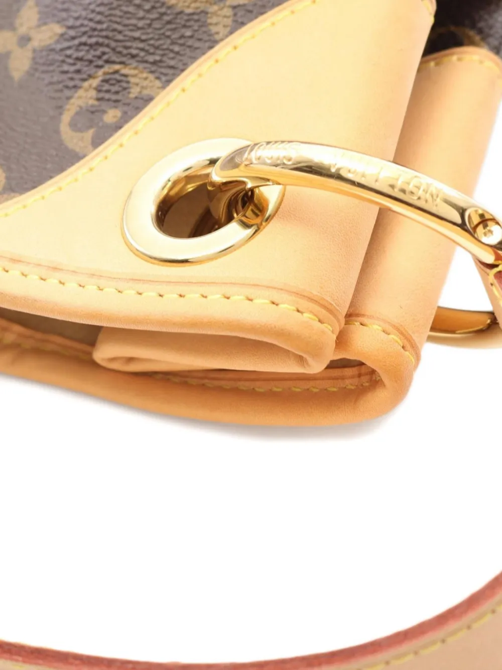 Pre-owned Louis Vuitton 2010 Galliera Gm Shoulder Bag In Brown