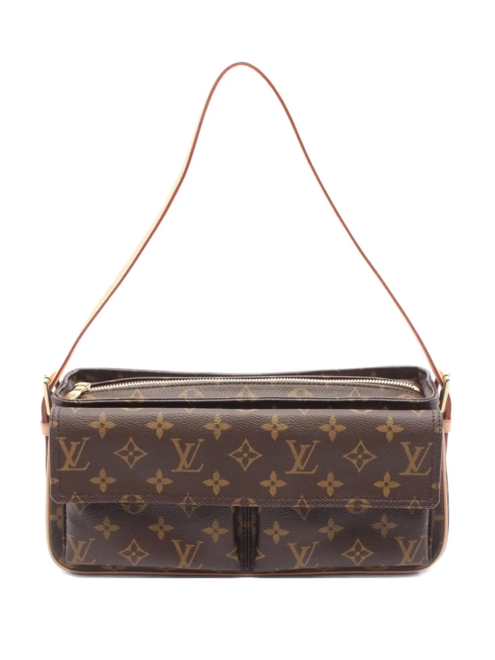 Louis Vuitton Pre-Owned 2004 ヴィバシテ MM モノグラム ショルダーバッグ - ブラウン Louis Vuitton Pre-Owned 2004 ヴィバシテ MM モノグラム ショルダーバッグ - ブラウン