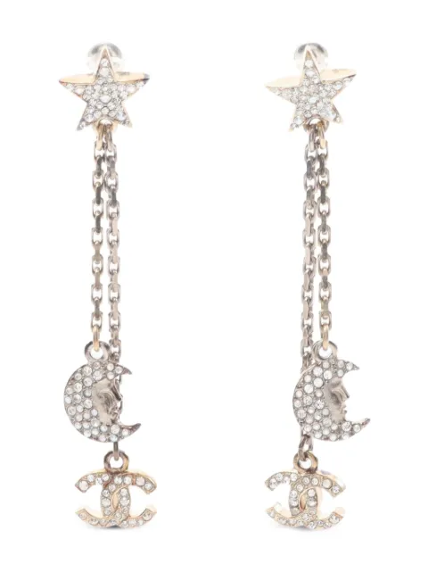 CHANEL Pre-Owned 1986-1988 Coco Mark Star Moon earrings