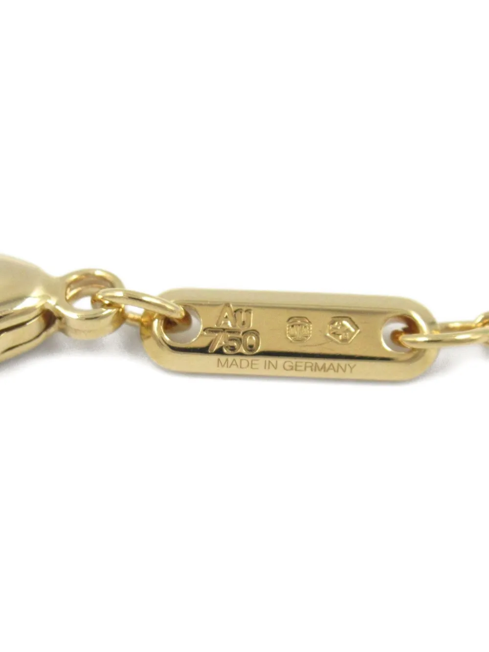 Pre-owned Chopard 2010s 18k Yellow Gold Happy Diamonds Bracelet