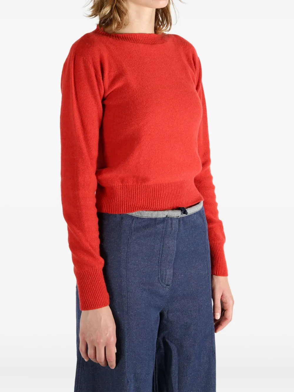 Baserange round-neck sweater Rood