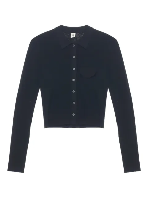 The Garment polo-neck buttoned cardigan
