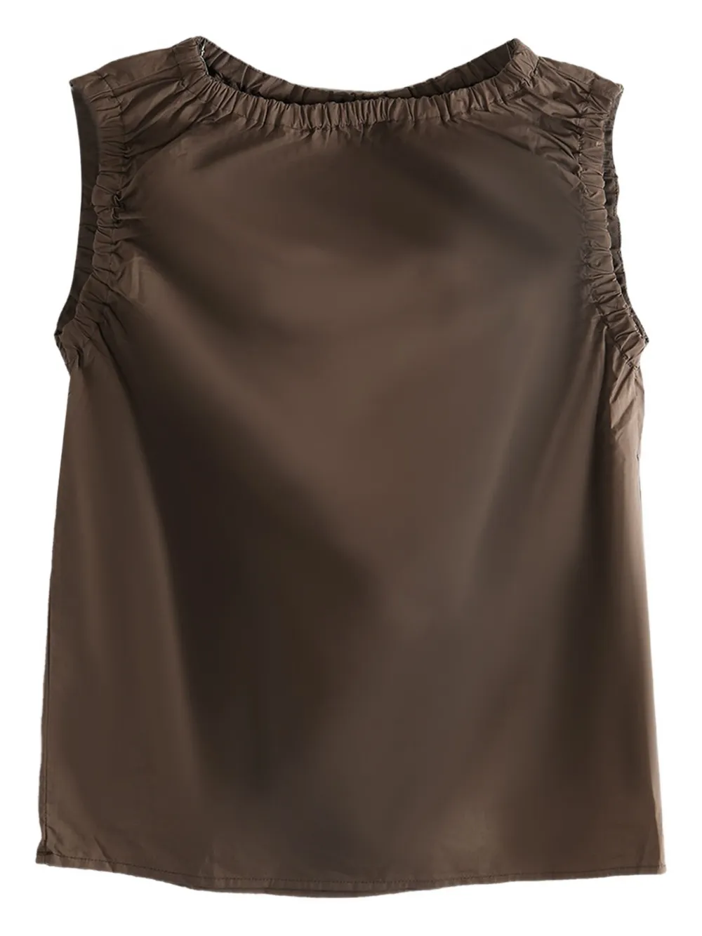 Baserange gathered-sleeve top Bruin