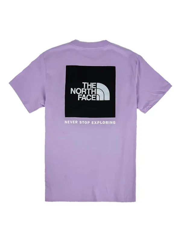 The North Face logo-print T-shirt | Purple | FARFETCH