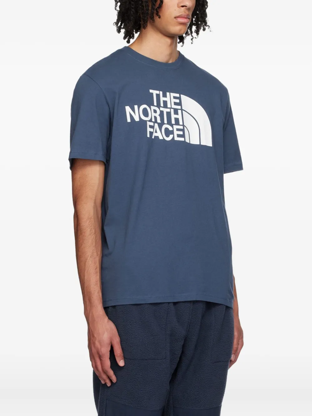 The North Face Half Dome Logo-print T-shirt In Blue