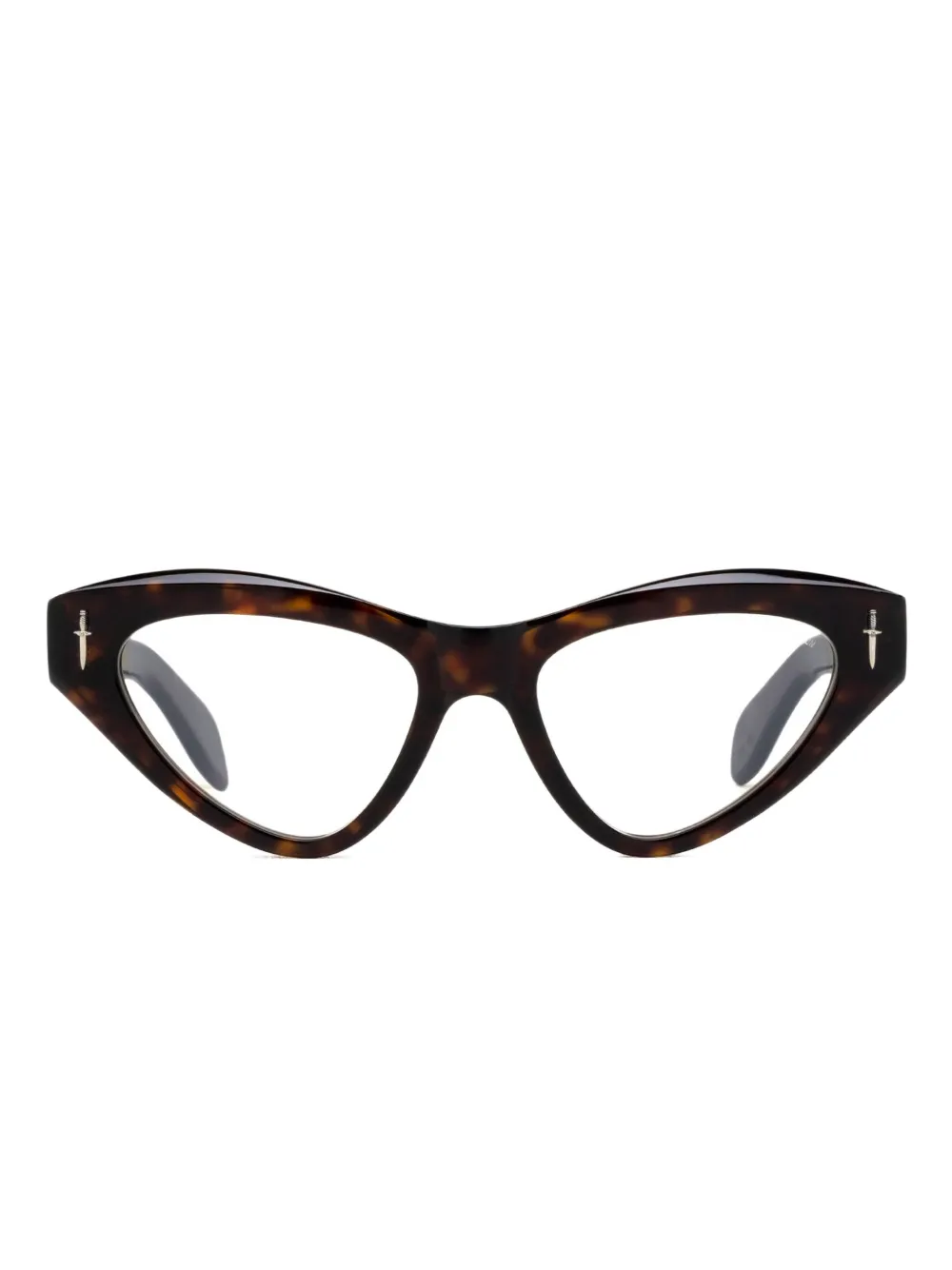 Cutler & Gross x The Great Frog cat-eye glasses - Marrone